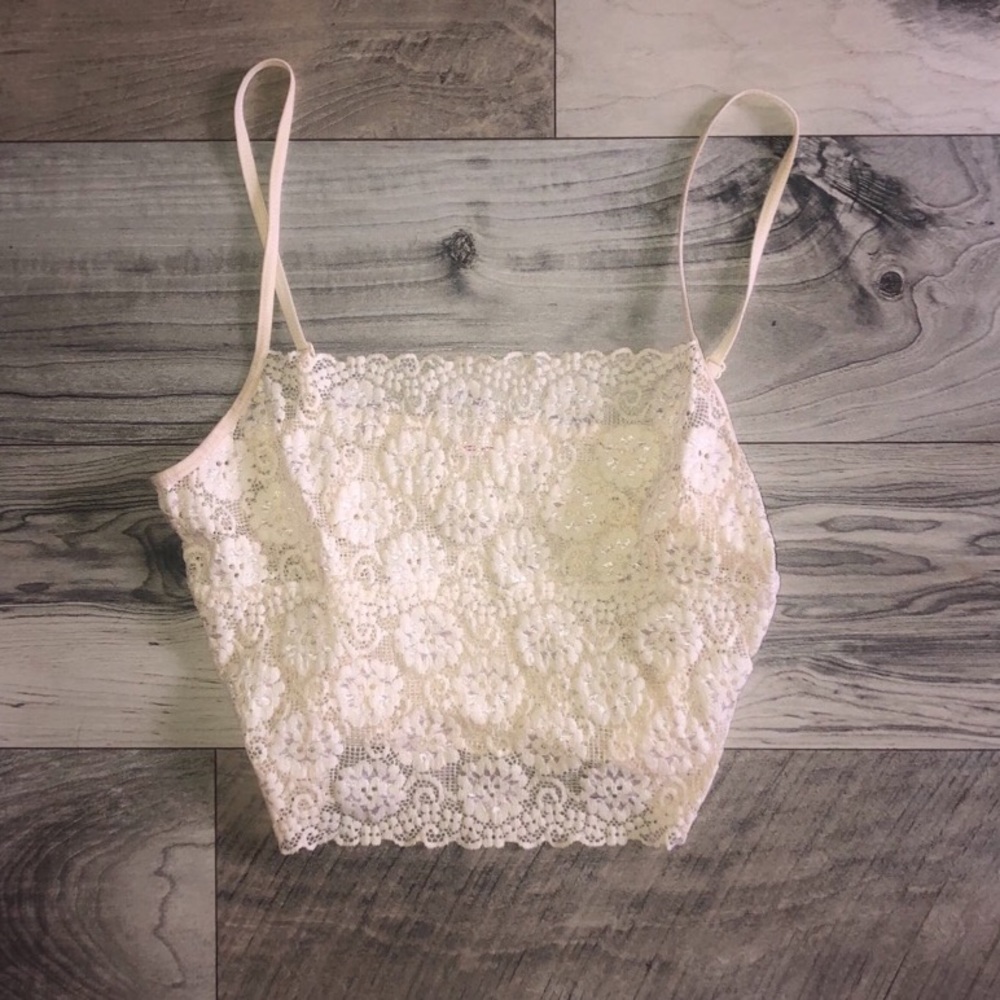 Lace crop top